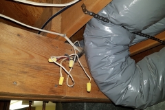 Exposed-wire-connections