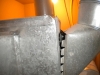 Heat duct is separated from the plenum