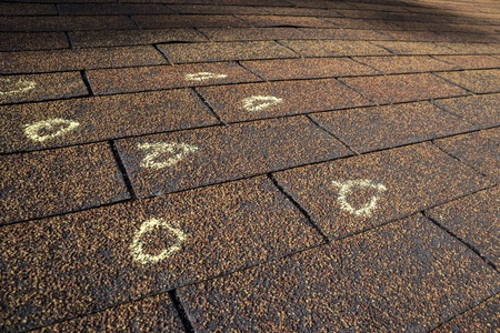 Hail Damage to Roof