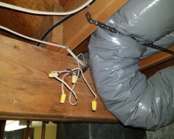 Exposed-wire-connections
