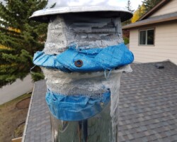Inappropriate-materials-used-on-chimney
